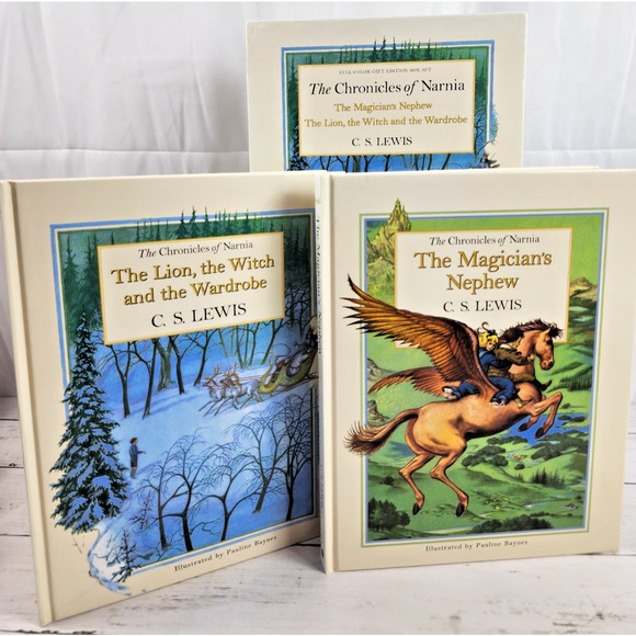 The Chronicles of Narnia, Full Color, Gift Edition Box Set, Set of 2, Hardcovers - Picture 1 of 12